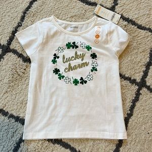 Gymboree Lucky Charm t-shirt, NWT, size 5T